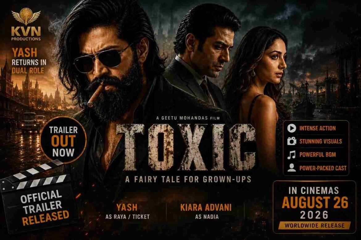 Yash Returns Toxic Trailer Shatters Internet Records